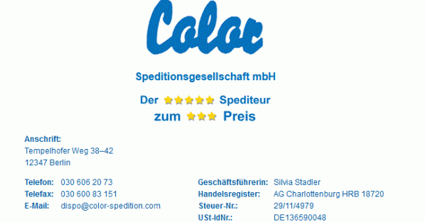 Color-Speditions GmbH